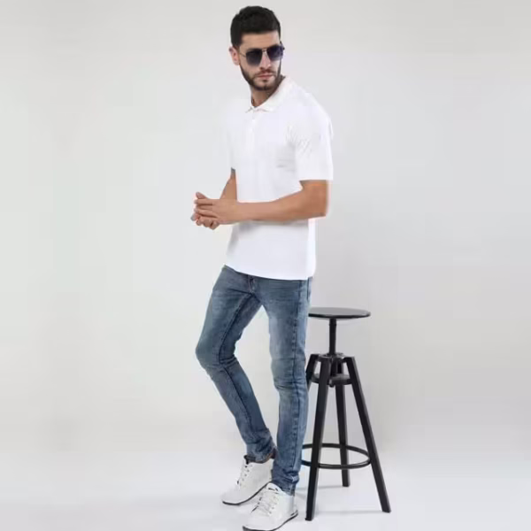 Men's Polo T-shirt White