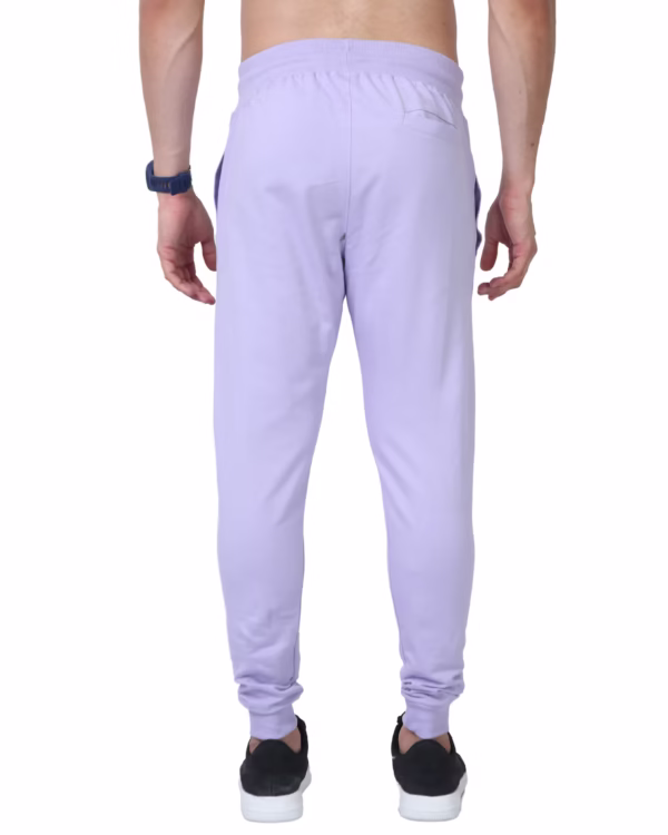 Men's Lavender Joggers back