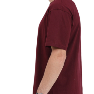 men's oversized standard t-shirt maroon