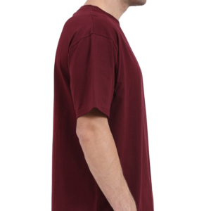 men's oversized standard t-shirt maroon