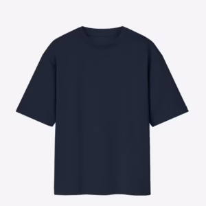 men's oversized standard t-shirt navy blue