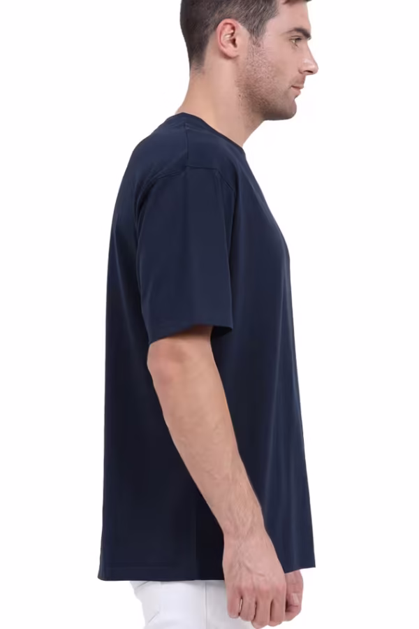 men's oversized standard t-shirt navy blue