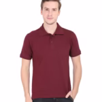 Mens Polo T-Shirt Maroon main