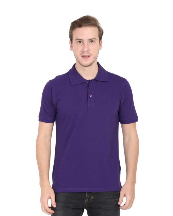 Mens Polo T-Shirt purple main