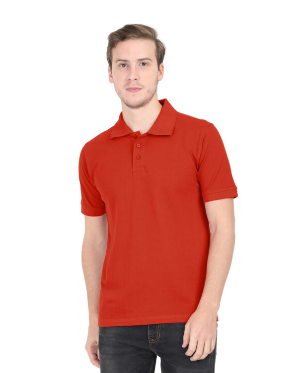 Mens Polo T-Shirt red main