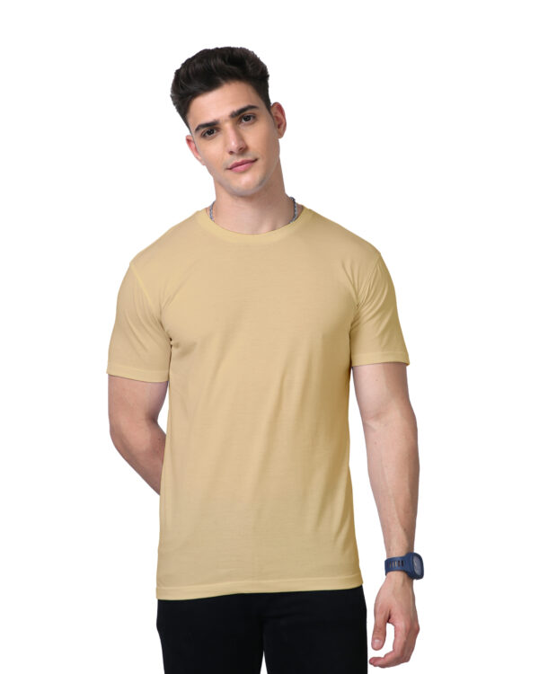 men's supima premium cotton t-shirt beige main