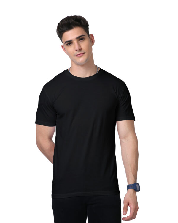 men's supima premium cotton t-shirt black main