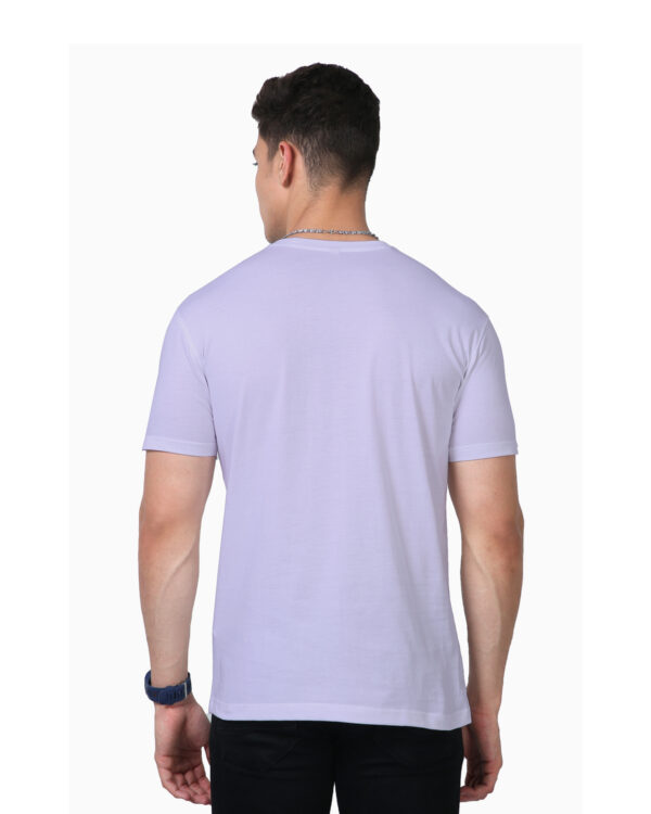 men's supima premium cotton t-shirt Lavender back