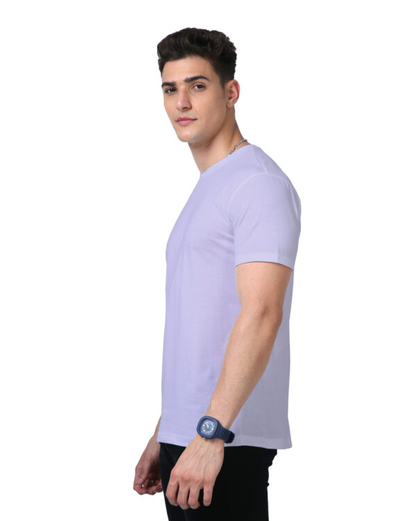 men's supima premium cotton t-shirt Lavender front