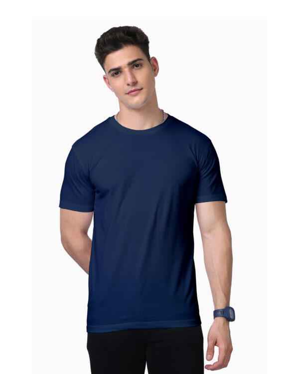 men's supima premium cotton t-shirt navy blue main