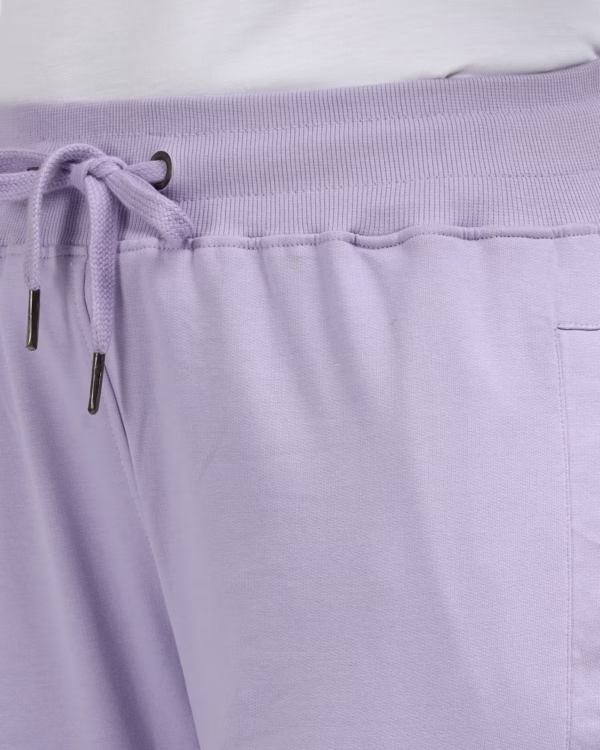 Women's Lavender Joggers close view
