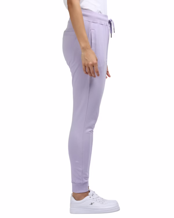 Women's Lavender Joggers side view