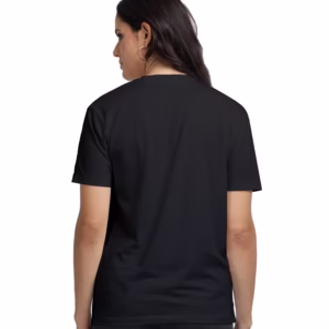 Women Supima-Premium Cotton T-shirt Black back