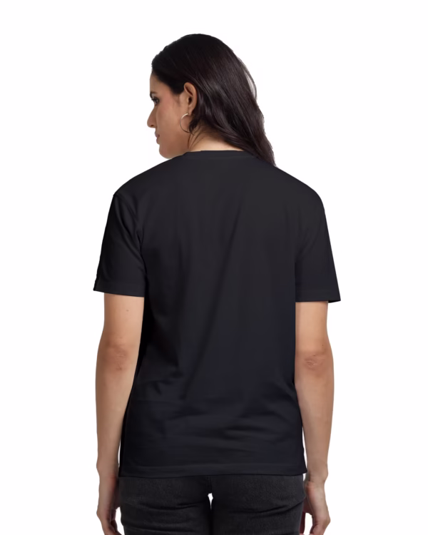 Women Supima-Premium Cotton T-shirt Black back