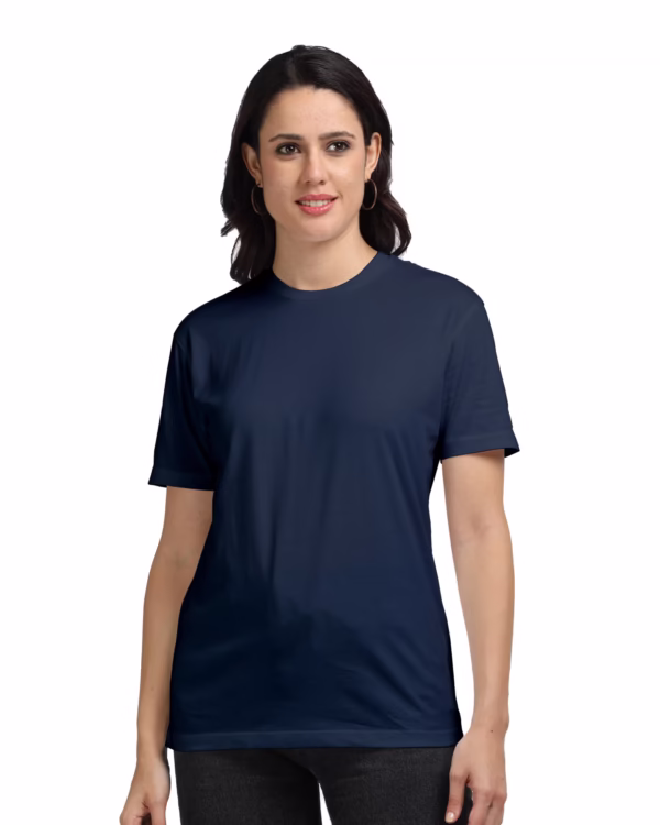 Women Supima-Premium Cotton T-shirt Navy Blue main