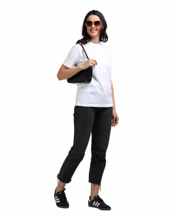 Women Supima-Premium Cotton T-shirt White full view