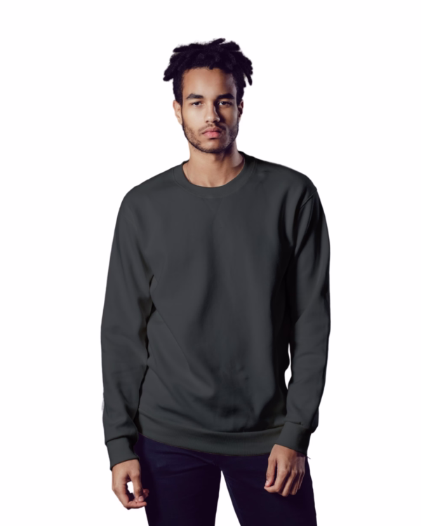 Men's Black sweatshirt front view